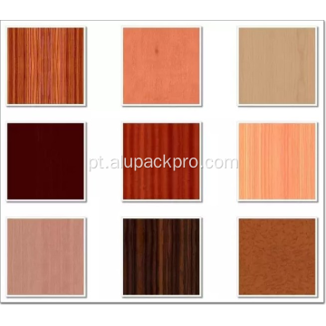 Papel e filme de transferência de grãos de madeira de alumínio